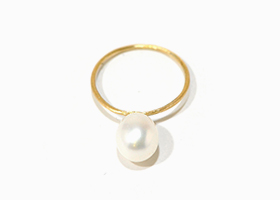 eMu jewelry エムジュエリー Petit pearl Rings　EMU-013R-2