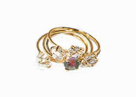 eMu jewelry エムジュエリー Petit pearl Rings　EMU-015R-8